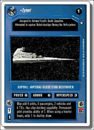 Star Wars: Hoth Revised (Base Set) card 72 Tyrant