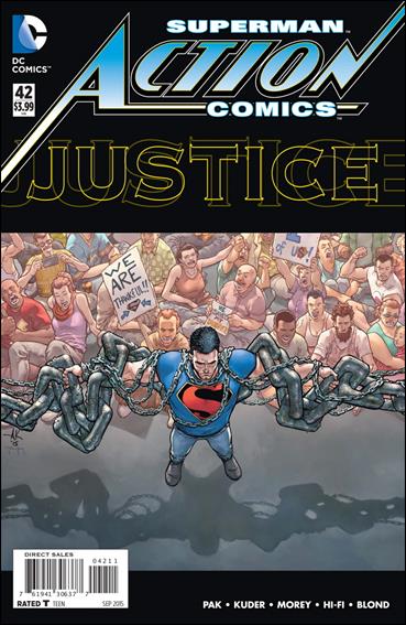 Action Comics (2011) issue 42 Aaron Kuder Cover