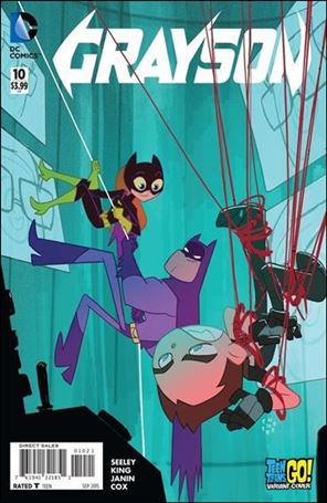 Grayson issue 10-B Sean Galloway Teen Titans Go! Cover