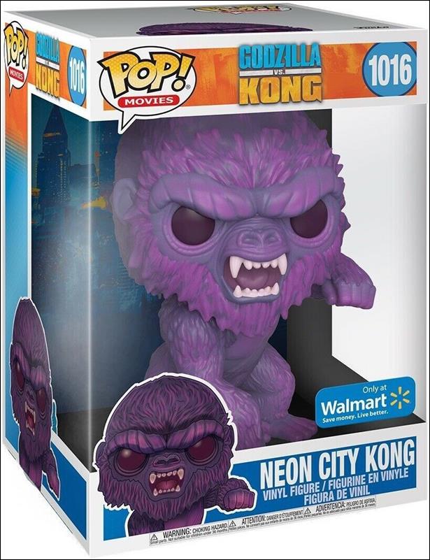 POP! Movies figure 1016-B Neon City Kong (10 Inch) Walmart Exclusive