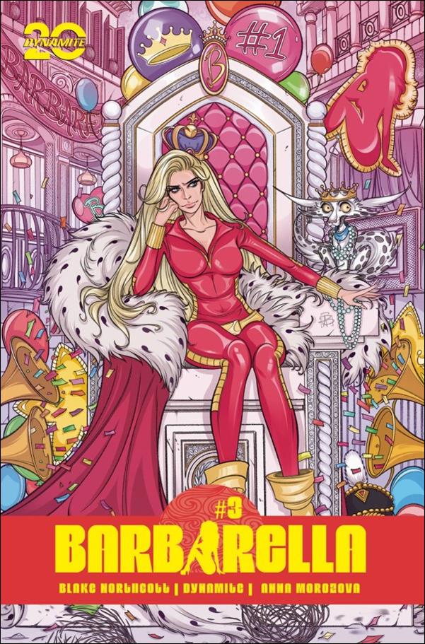 Barbarella (2024) issue 3-F Anna Morozova 1:7 Cardstock Cover