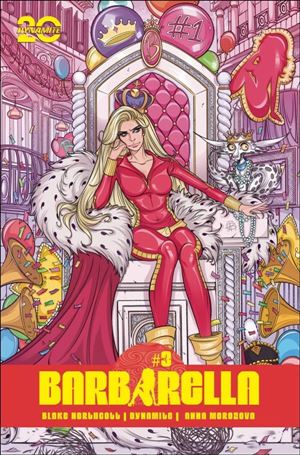 Barbarella (2024) issue 3-F Anna Morozova 1:7 Cardstock Cover