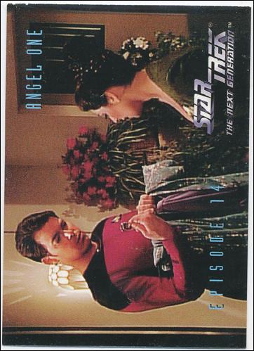 Star Trek: The Next Generation - The Episode Collection Season One (Base Set) card 50 Angel One, Episode 14B