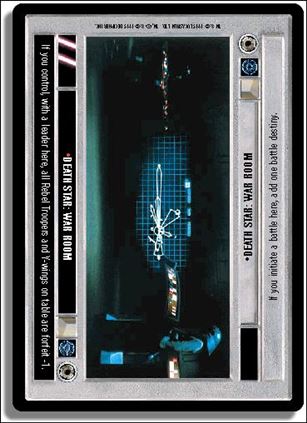 Star Wars: Premiere Limited (Base Set) card 123 Death Star: War Room