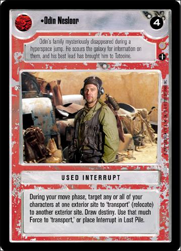 Star Wars: Coruscant Limited (Base Set) card 155 Odin Nesloor