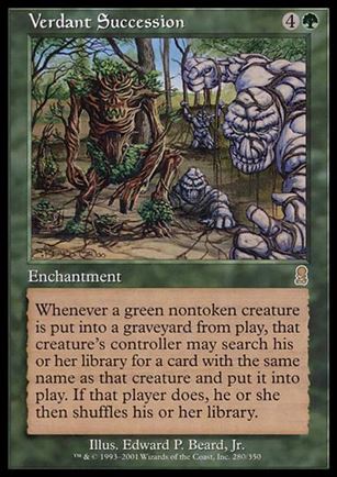 Magic the Gathering: Odyssey (Base Set) card 280 Verdant Succession