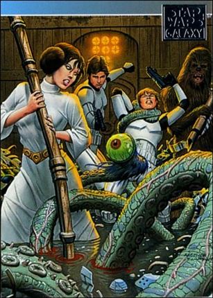 Star Wars Galaxy: Series 1 (Factory Base Set) card 93 Fastner & Larson