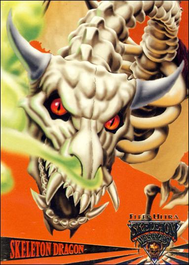 Fleer Ultra Skeleton Warriors (Base Set) card 25 Skeleton Dragon