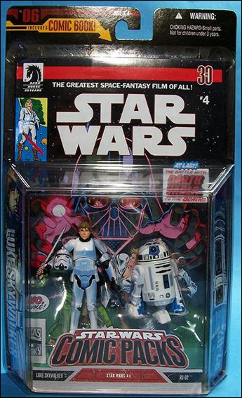 Star Wars: 30th Anniversary Collection Comic Packs (2006) figure 6 Luke Skywalker (Blue Highlights) & R2-D2