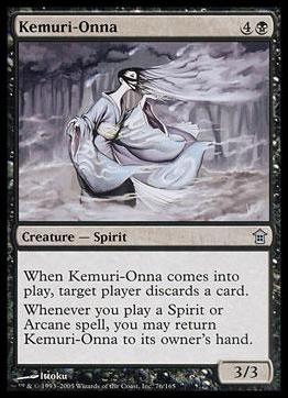 Magic the Gathering: Saviors of Kamigawa (Base Set) card 76 Kemuri-Onna