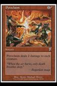 Magic the Gathering: 7th Edition (Base Set) card 209 Pyroclasm