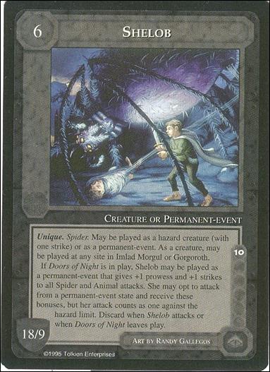Middle-Earth: The Wizards (Base Set) card 384 Shelob