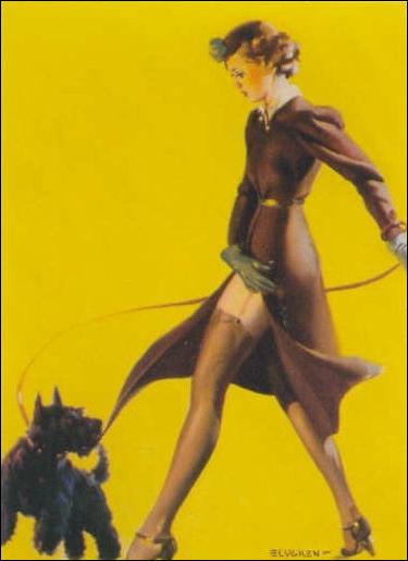 Elvgren's Calendar Pinups 2 (Base Set) card 35 Man's Best Friend