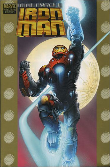 Ultimate Iron Man issue 1 Direct Market Dust Jacket