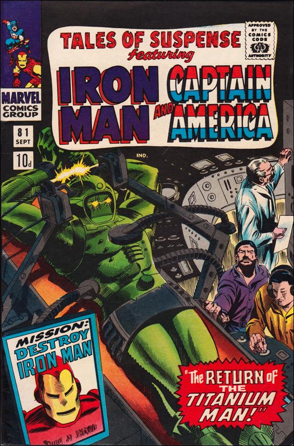 Tales of Suspense (1959) issue 81-B UK Price Cover