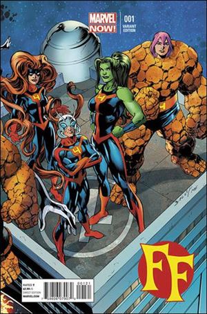 FF (2013) issue 1-C Mark Bagley Connecting Cover