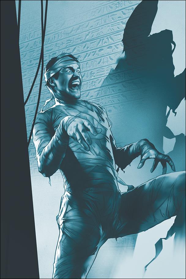 Death to the Army of Darkness issue 3-L Ben Oliver 1:25 Blue Tint Virgin Cover