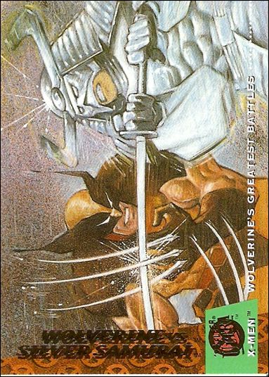1994 Fleer Ultra X-Men (Base Set) card 143 Wolverine vs Silver Samurai