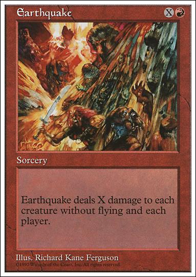 Magic the Gathering: 5th Edition (Base Set) card 224 Earthquake