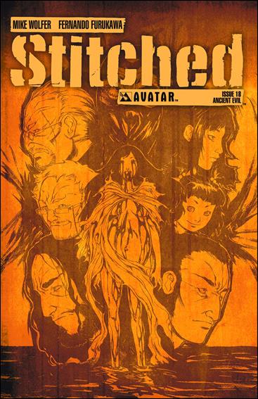 Stitched issue 18-D Ancient Evil Cover