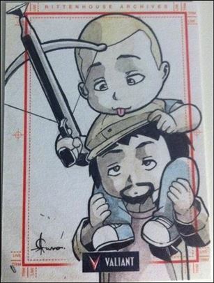 2013 Valiant Comics Preview Trading Card Set (Sketch Card Subset) card JSan-02