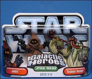 Star Wars: Galactic Heroes figure 14 Jawa and Tusken Raider