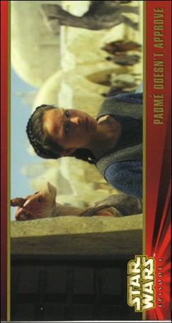 Star Wars: Episode I Widevision: Series 1 (Base Set) card 35 Padme Doesn't Approve