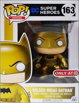 POP! Heroes figure 163 Golden Midas Batman