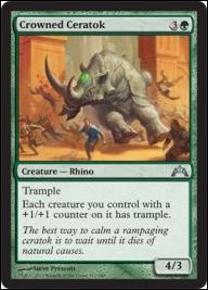 Magic the Gathering: Gatecrash (Base Set) card 117 Crowned Ceratok