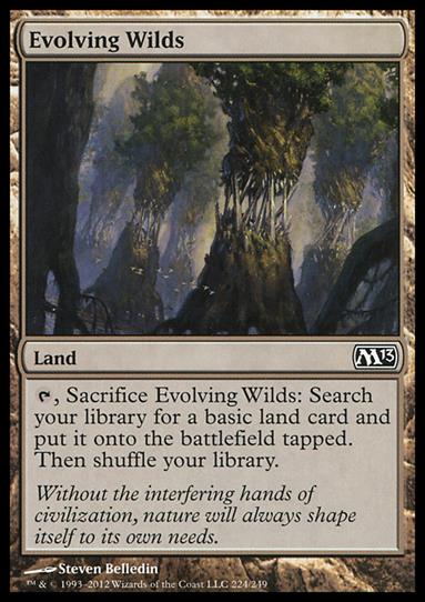 Magic the Gathering: 2013 Core Set (Base Set) card 224 Evolving Wilds