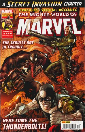 Mighty World of Marvel (UK) (2009) issue 12 Cardstock Cover