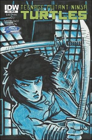 Teenage Mutant Ninja Turtles (2011) issue 24-D Kevin Eastman Jetpack Comics Cover 1/1000
