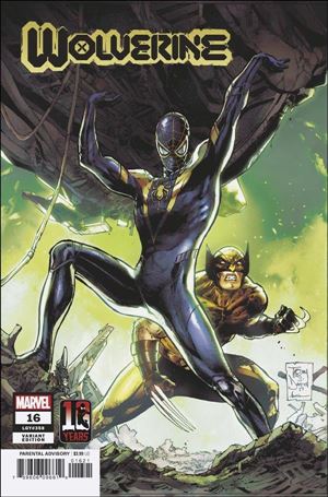 Wolverine (2020) issue 16-C Tony Daniel Miles Morales 10th Anniversary Cover