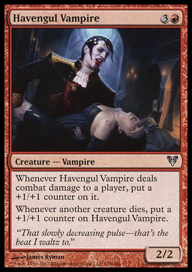 Magic the Gathering: Avacyn Restored (Base Set) card 139 Havengul Vampire