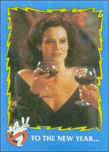 Ghostbusters II (Base Set) card 59 To the New Year...