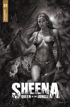 Sheena: Queen of the Jungle (2021) issue 1-M Lucio Parrillo 1:30 Black & White Cover