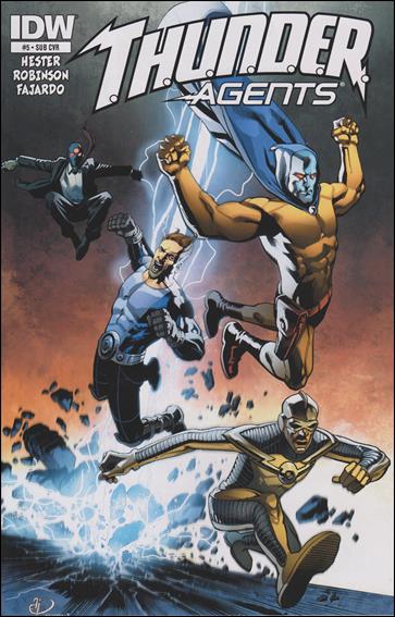 T.H.U.N.D.E.R. Agents (2013) issue 5-B Andrew Currie Subscription Cover