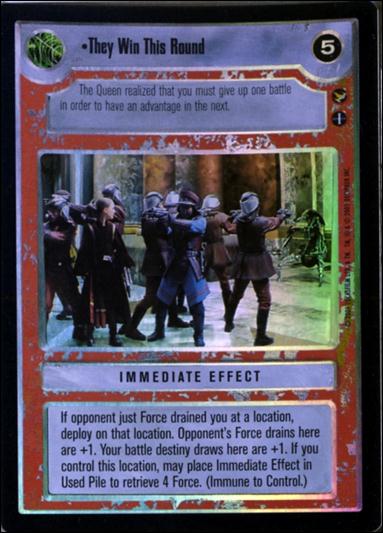 Star Wars: Reflections III (Base Set) card 165 They Win This Round