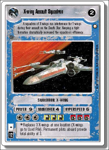 Star Wars: First Anthology (Base Set) card 6 X-wing Assault Squadron