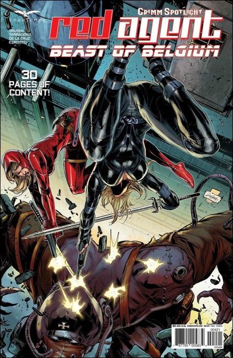 Grimm Spotlight: Red Agent - Beast of Belgium issue 1-B Caanan White Cover