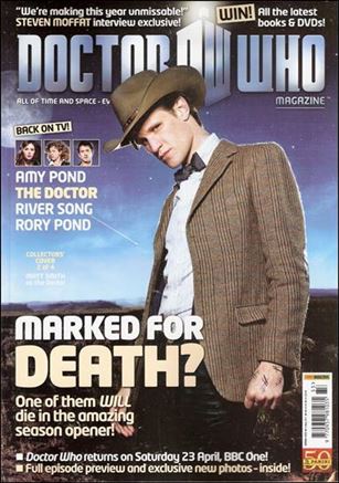 Doctor Who Magazine issue 433-B Matt Smith as the Doctor Cover