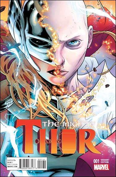 Mighty Thor (2016) issue 1-D Russell Dauterman 1:20 Transforming Cover