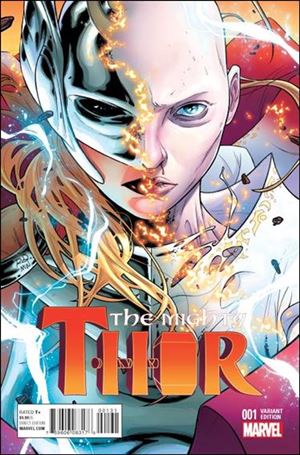Mighty Thor (2016) issue 1-D Russell Dauterman 1:20 Transforming Cover