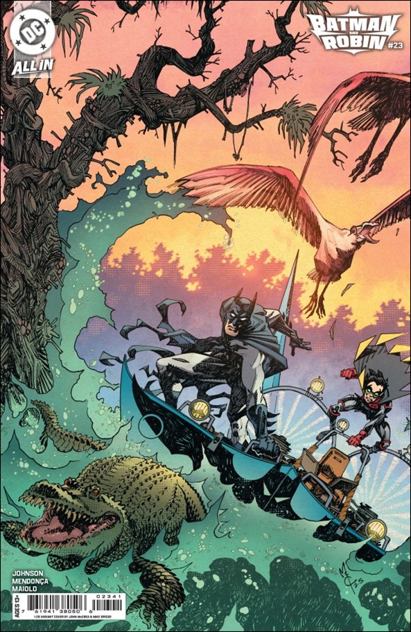 Batman and Robin (2023) issue 23-E John McCrea 1:25 Cardstock Cover