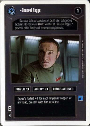 Star Wars: Premiere Unlimited (Base Set) card 31 General Tagge