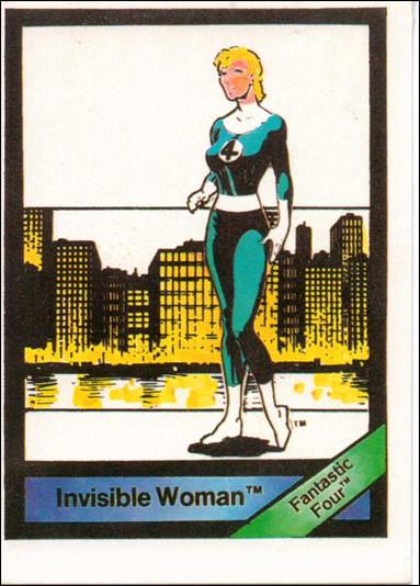 Marvel Universe (Base Set) card 54 Invisible Woman