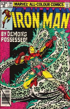 Iron Man (1968) issue 130-B UK Price Cover