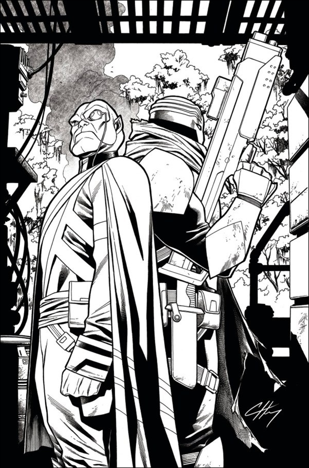 Thundercats: Lost issue 3-J Clayton Henry B&W Virgin 1:15 Cover
