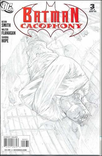 Batman Cacophony issue 3-C Adam Kubert 1:50 Sketch Cover