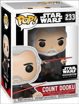 POP! Star Wars figure 233 Count Dooku Smuggler's Bounty